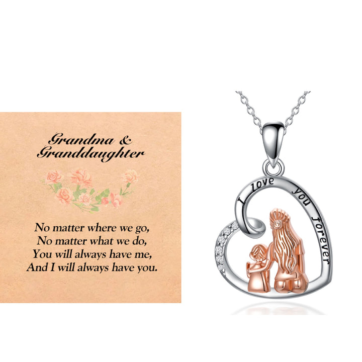 Heart Shaped "I Love You Forever" Necklace