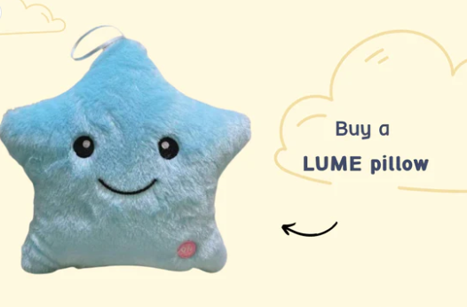 LED LUME Light Up Pillow