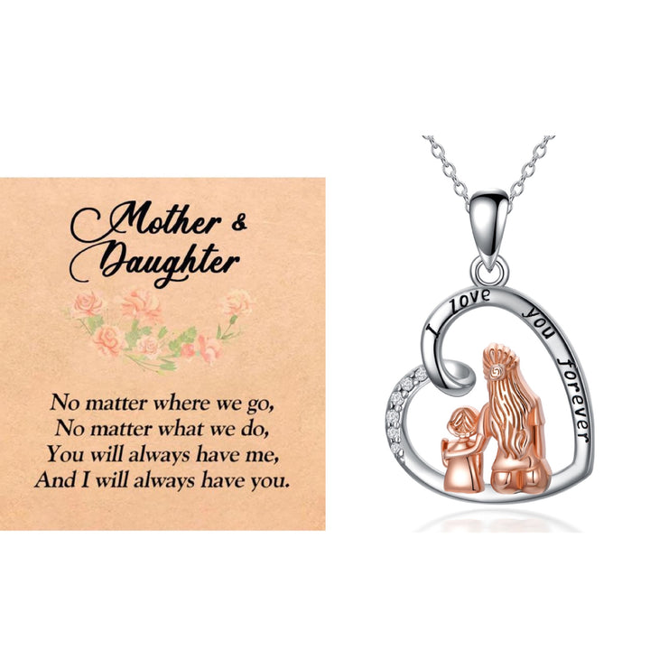 Heart Shaped "I Love You Forever" Necklace