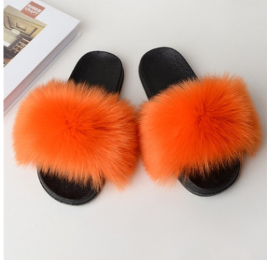 Furry Non-Slip Slides