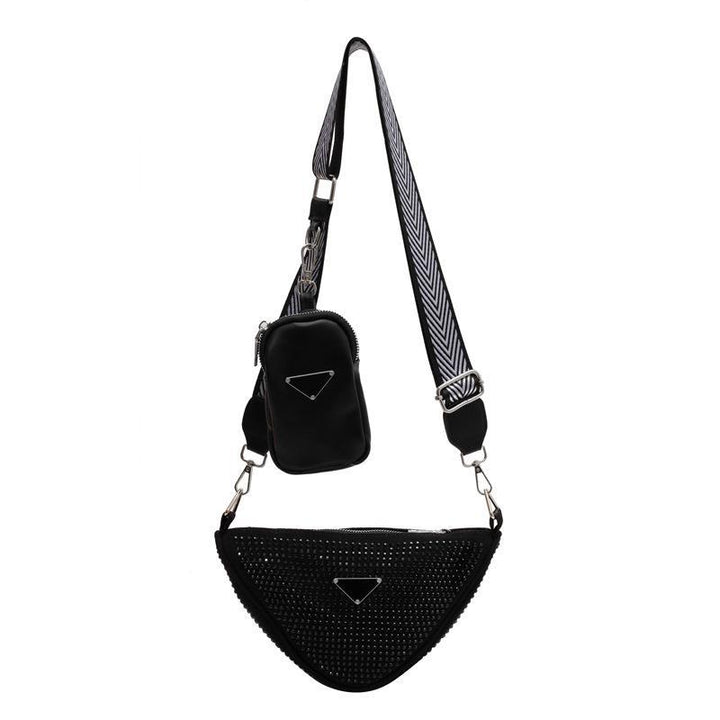 Rhinestone Triangle Bag