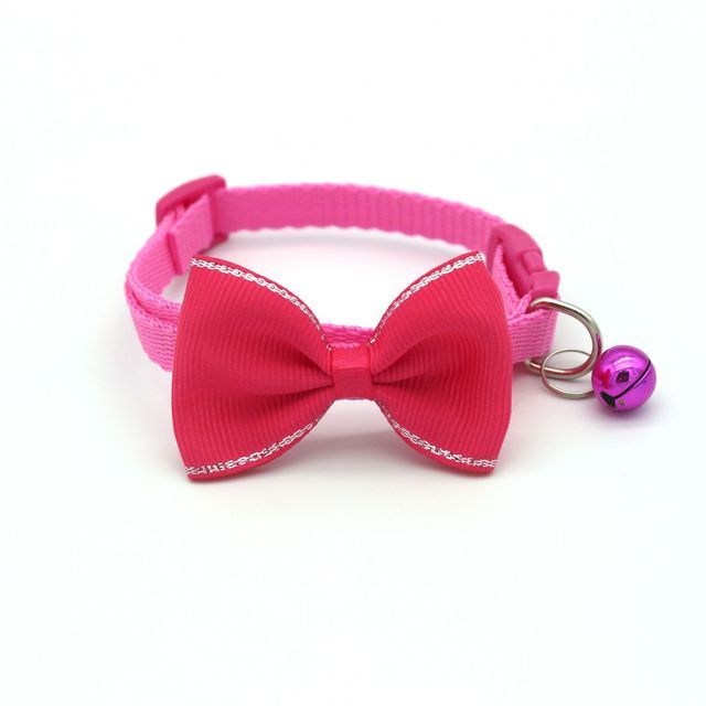 Bow Tie & Bell Pet Collar