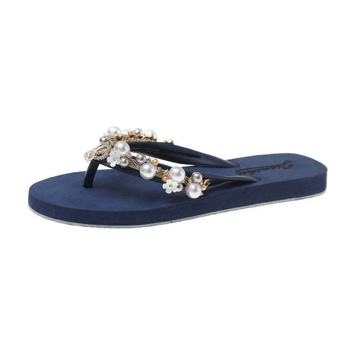 Pearl Styled Flip-Flops