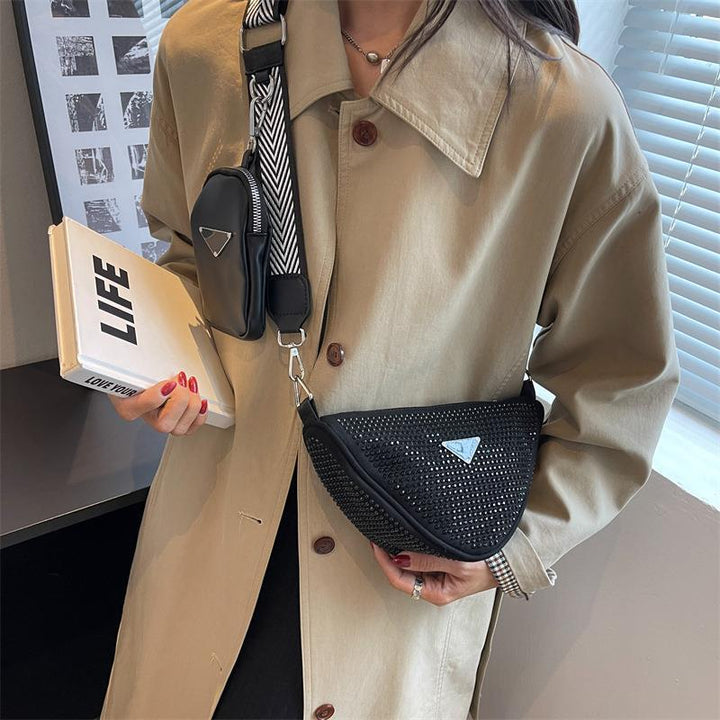 Rhinestone Triangle Bag