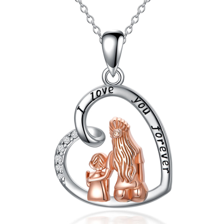 Heart Shaped "I Love You Forever" Necklace