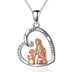 Heart Shaped "I Love You Forever" Necklace
