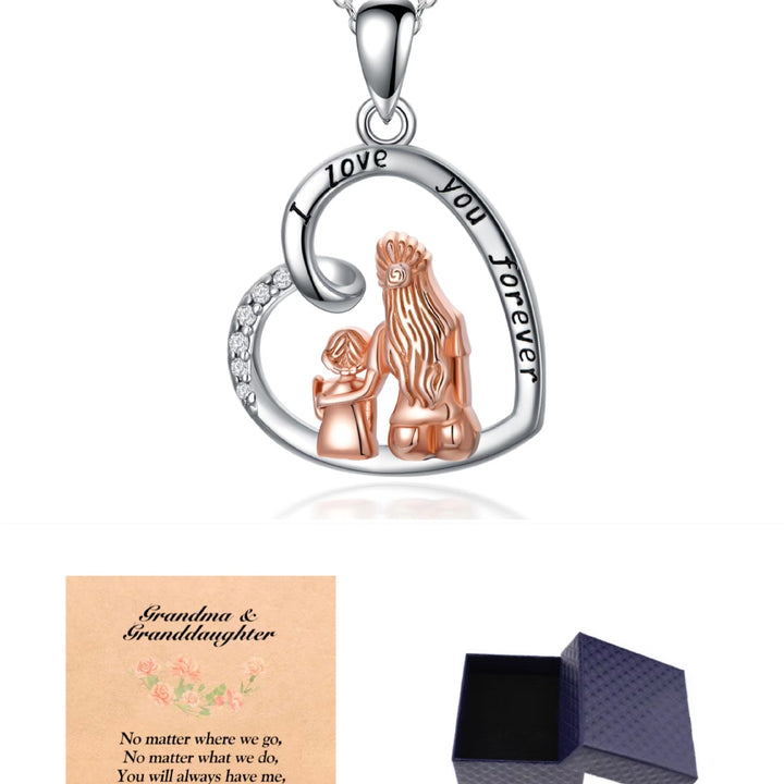 Heart Shaped "I Love You Forever" Necklace