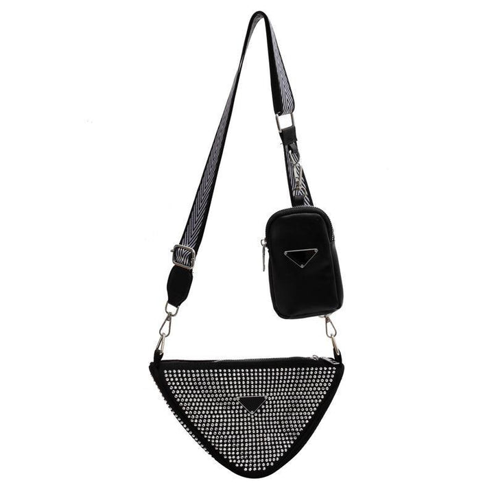 Rhinestone Triangle Bag