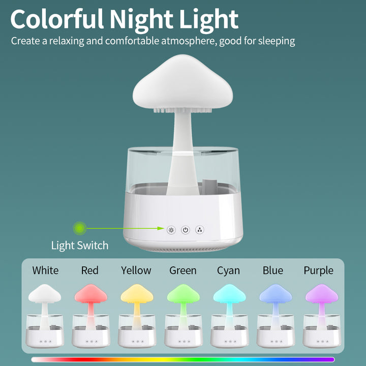 2-in-1 Desk Rain Cloud Humidifier