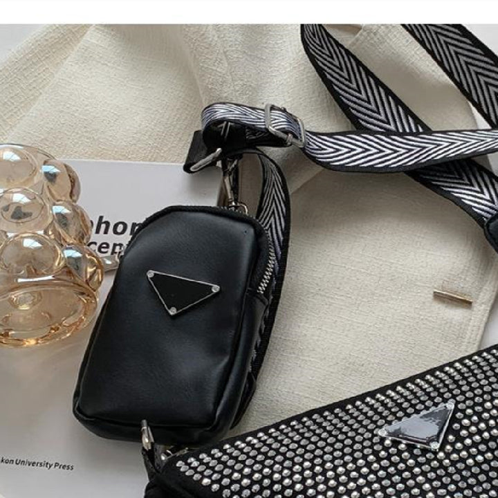 Rhinestone Triangle Bag