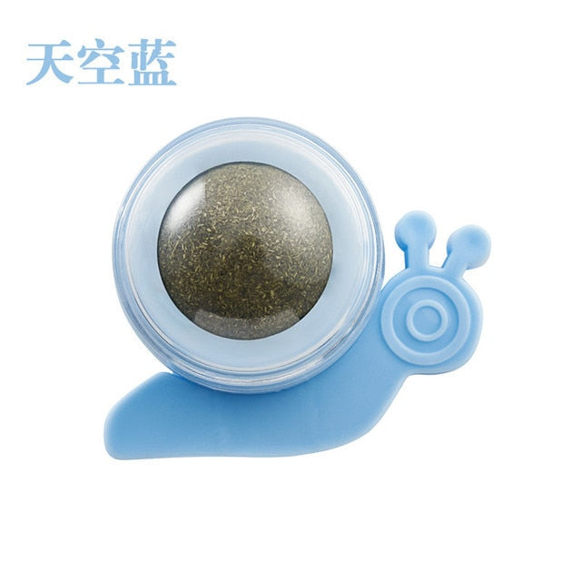 Catnip Ball w/ Crab Base Play Toy