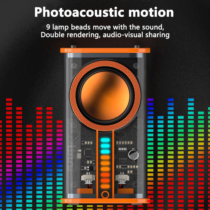 Wireless Bluetooth Speaker w/ Sound Light Rhythm Subwoofer