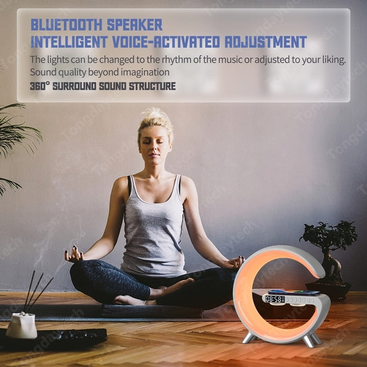 Alarm Clock Multifunctional Charger/Speaker