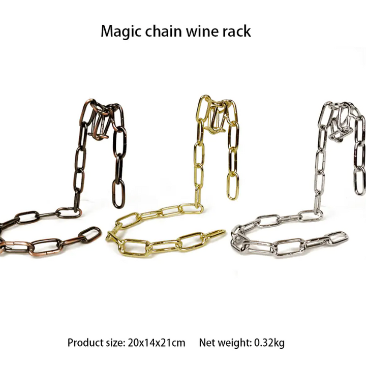 Iron Chain Wine Bottle Holder