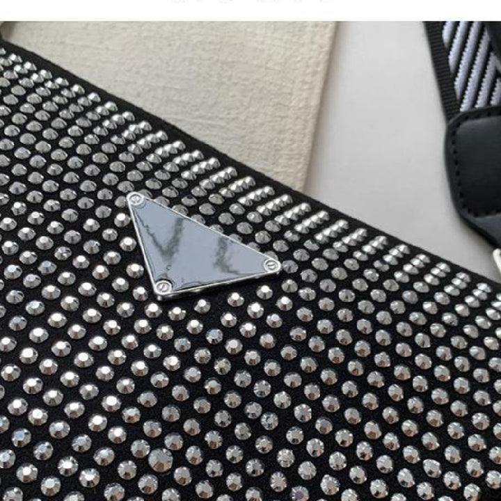 Rhinestone Triangle Bag