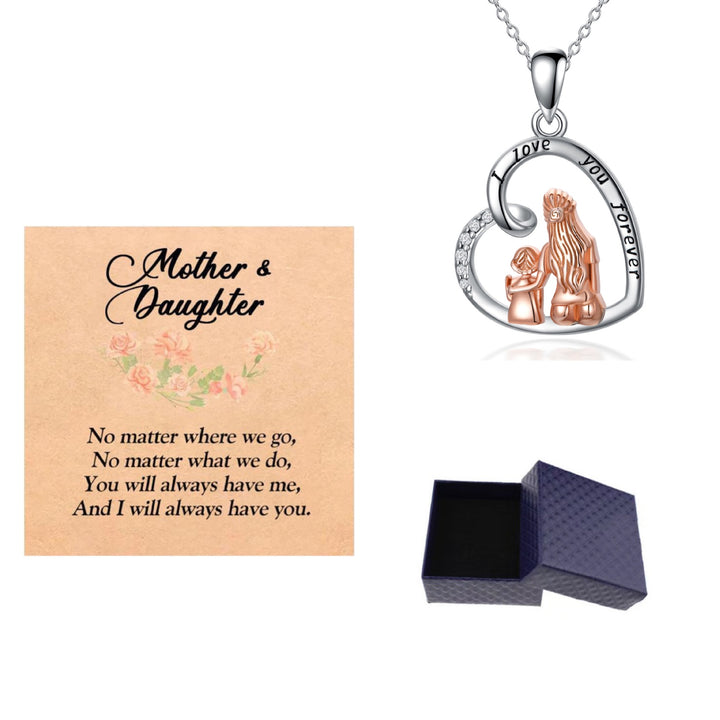 Heart Shaped "I Love You Forever" Necklace
