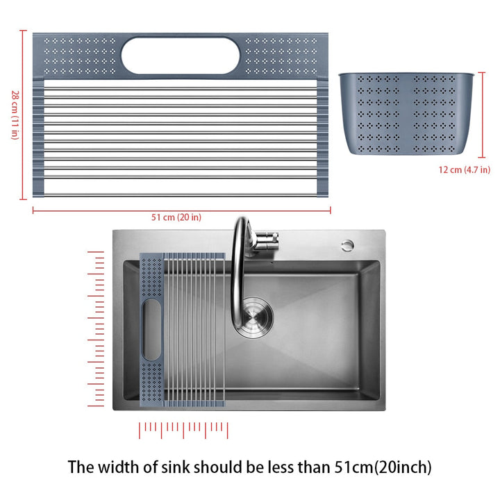 Sink Dry Roller Rack