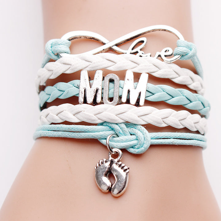 "Love Mom" Ankle Bracelet