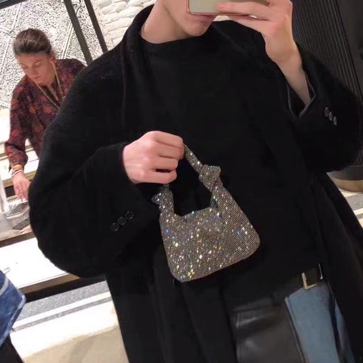 Rhinestone Bucket Purse