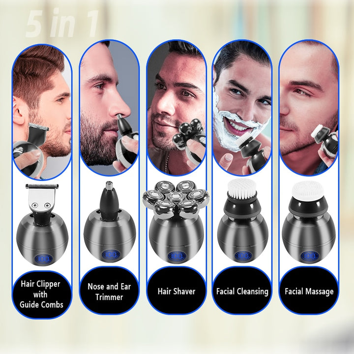 Men's Grooming Kit Wet/Dry Electric Shaver