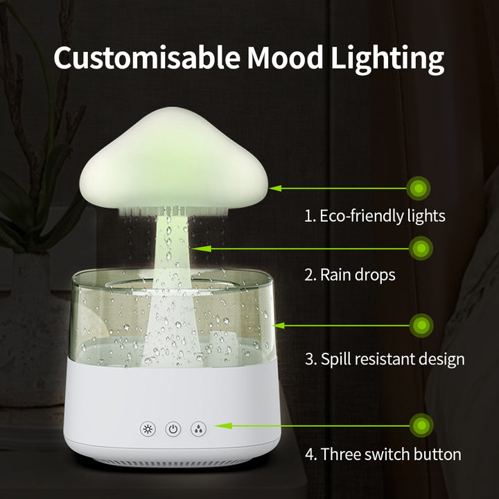 2-in-1 Desk Rain Cloud Humidifier