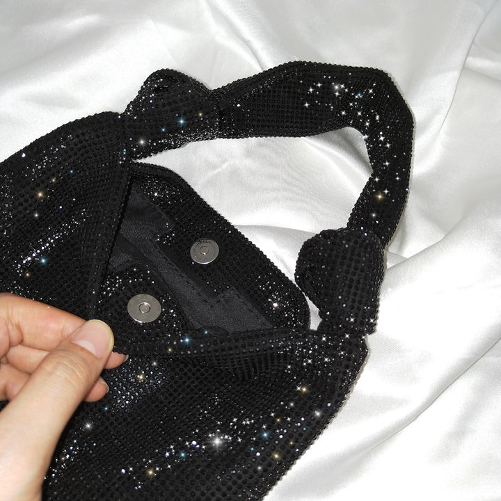 Rhinestone Bucket Purse