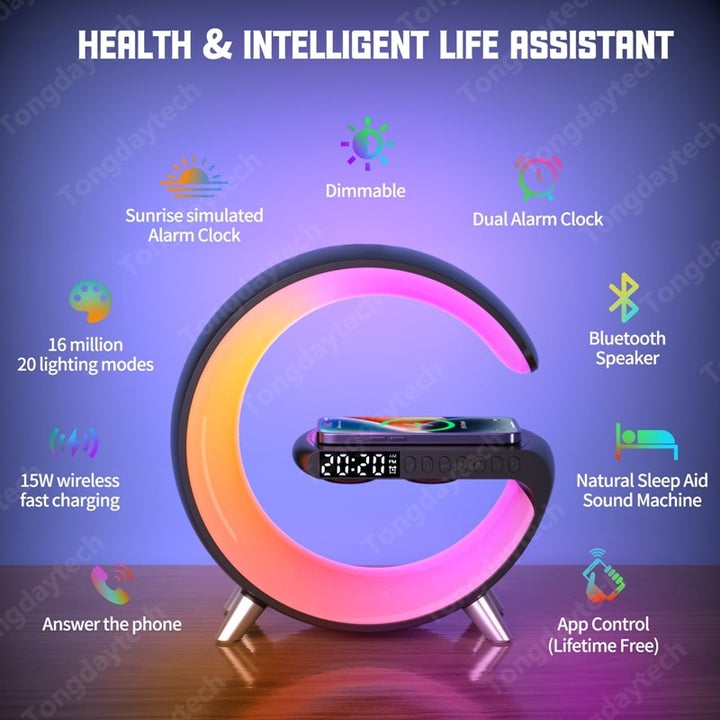 Alarm Clock Multifunctional Charger/Speaker
