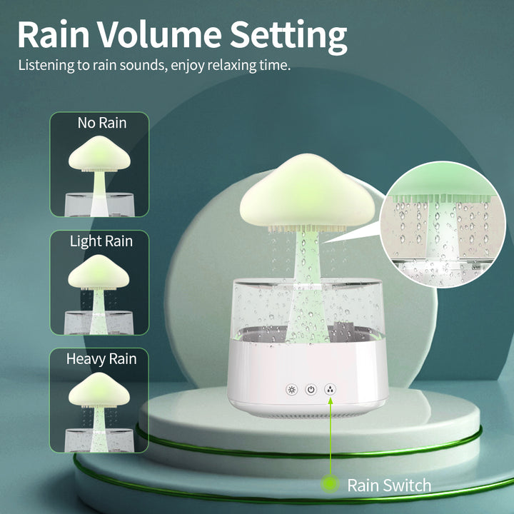 2-in-1 Desk Rain Cloud Humidifier