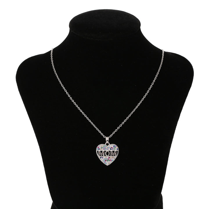 "Mom" Heart Necklace
