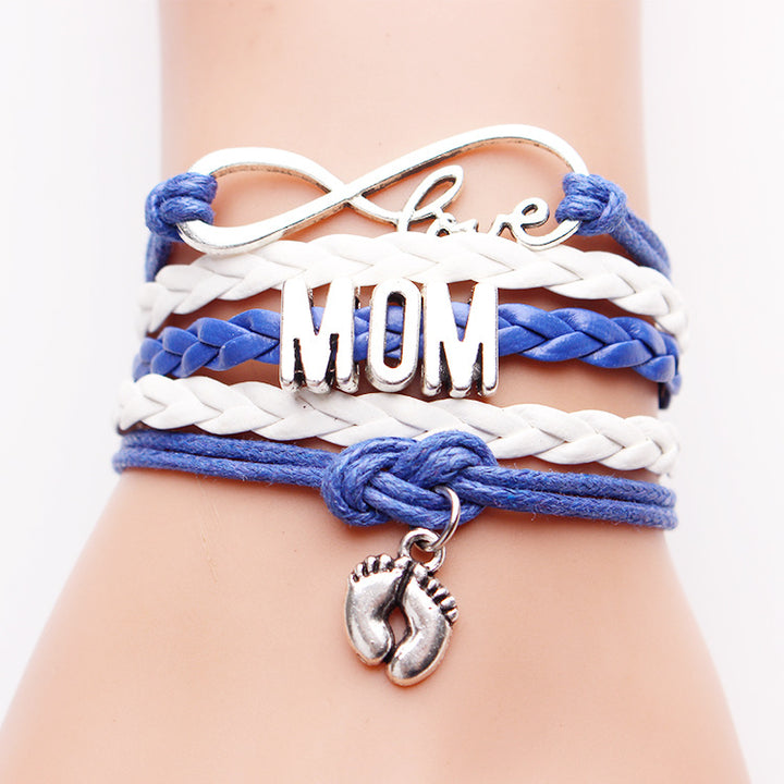"Love Mom" Ankle Bracelet