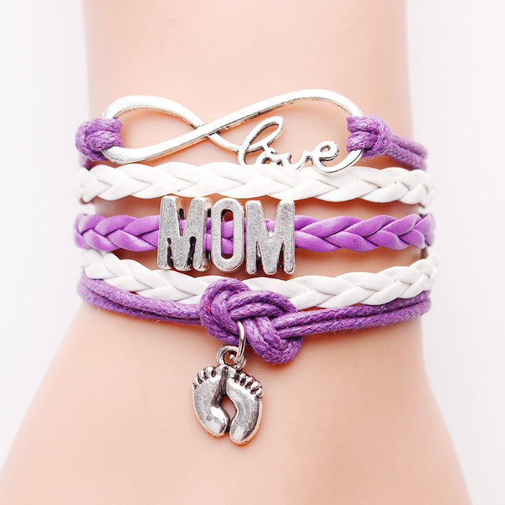 "Love Mom" Ankle Bracelet