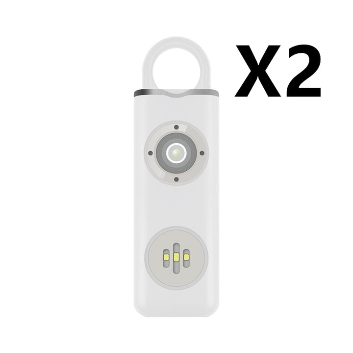 Self Defense Siren Safety Alarm For Women Keychain With SOS LED Light Personal Self Alarm Personal Security Keychain Alarm