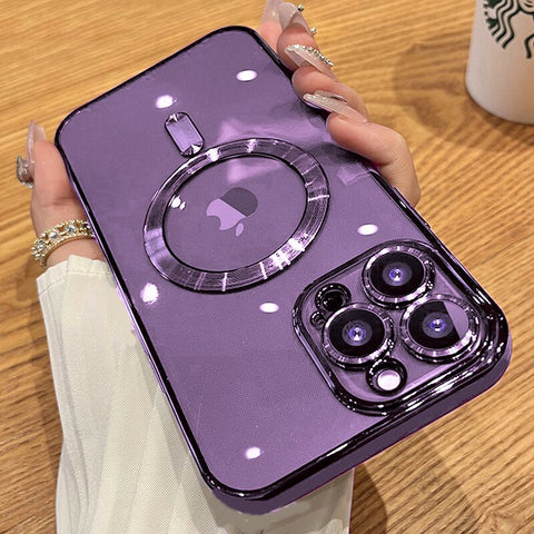 Clear Magnetic Case For iPhones