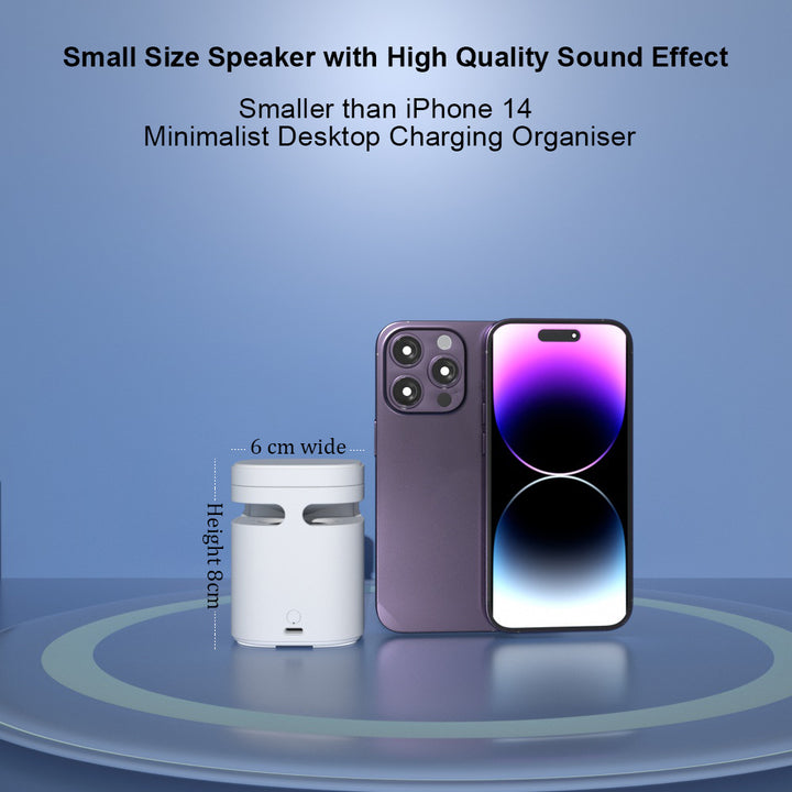 Wireless Charge Plus Bluetooth Speaker Desktop Wireless Charge Two In One