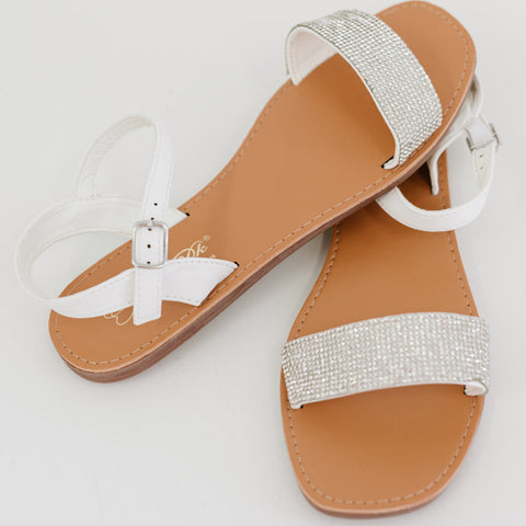 Pretty Rhinestone Sandals