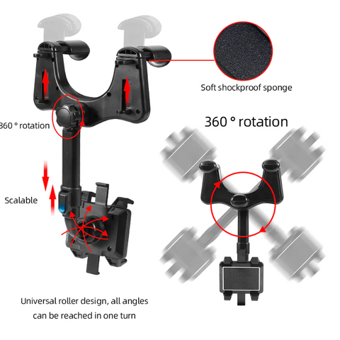 360° Rotatable Phone Car Holder