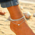 Women's Fashion Love Heart Ankle Bracelet