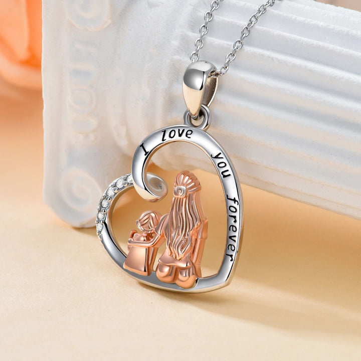 Heart Shaped "I Love You Forever" Necklace