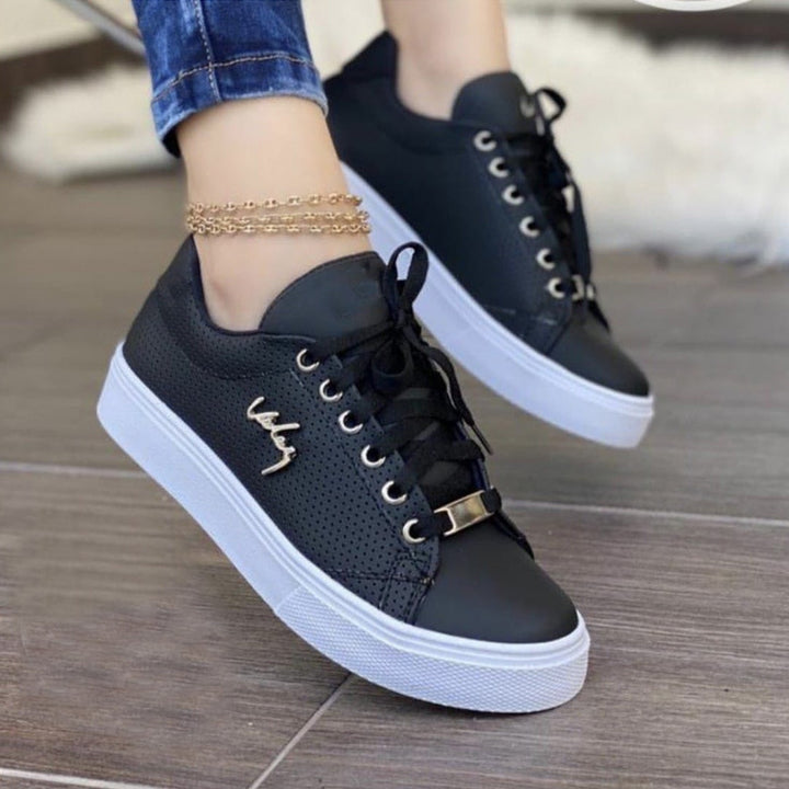 Women's Breathable Lace-up Sneakers